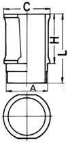 WILMINK GROUP Silindrihülss WG1021672